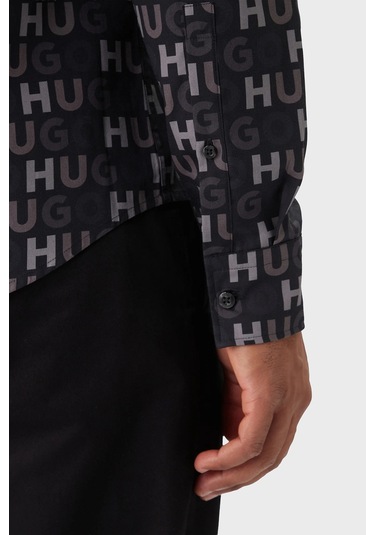Hugo Erkek Gömlek 50555775 001 Siyah SİYAH