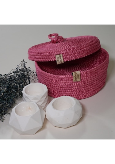Zengin Design Home Zengin Supla Ekmek Sepeti Pembe