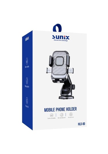 Sunix 360 Dönebilen Ayarlanabilir Araç İçi Telefon Tutucu Hld-90 Siyah