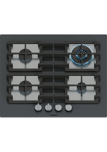 Siemens EP6A8HI40 Gazlı Sert Cam Ankastre Ocak Antrasit Gri