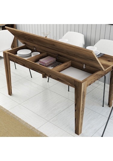 Milan Yemek Masası - Ceviz / Ceviz