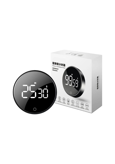 Led Dijital Mutfak Zamanlayıcı Usb Şarj Edilebilir Pişirme