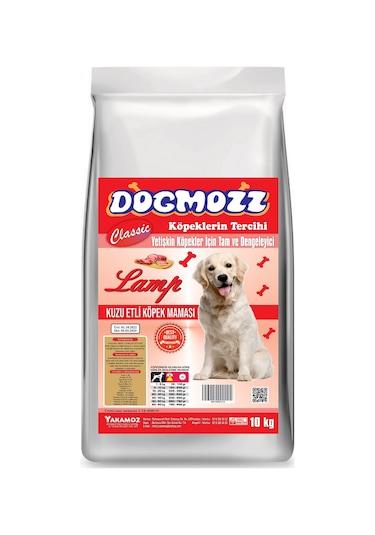Dogmozz Kuzulu Yetişkin Köpek Maması 10 KG