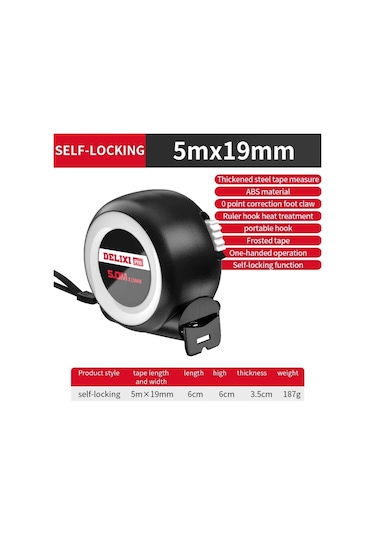 5m-mezur Damla Dayanıklı Aşınmaya Dayanıklı Kalınlaşmış Taşınabilir Mezura 3 5m Çelik Mezura Yüksek Hassasiyetli Değişen Aracı