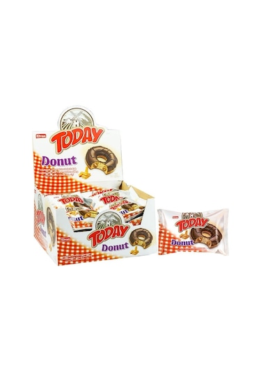 Today Donut Kek Karamelli 35 Gr. 24 Adet (1 Kutu)