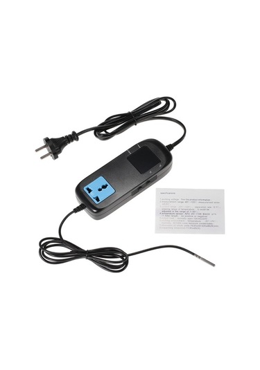 Novahub Elektronik Termostat Led Dijital Yetiştirme Sıcaklık Soketli Termokupl Cihazı Ac 90v 250v