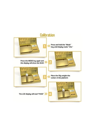 Fastbuy Wangxi Altın 0.01g 200g Dijital Cep Terazisi 7 Birim Tara Hassas Gram Ölçer Lcd Mutfak Terazisi Altın