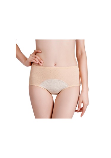 Açık Mor Kadın Sızdırmaz Adet Külot Fizyolojik Pantolon İç Pamuk Su Geçirmez Artı Boyutu Külot Açık Mor