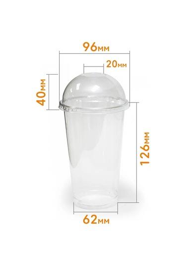 Make&pack Bubur Ti İçin Kapaklı Tek Kullanımlık Bardaklar 316167410 Beyaz