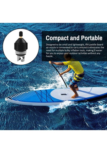 Dofolink Sup Pano, Kayak, Havlu Yatağı İçin Çok Amaçlı Nylon Flaş Devir Aleti Seti - Turuncu 1 Adet Adaptör + 5 Farklı Uç