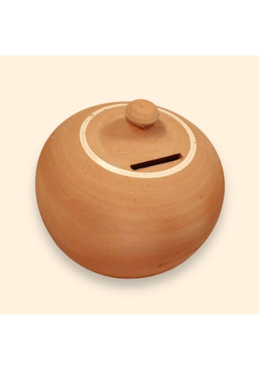 Toprak Küp Kumbara Küçük Boy 22 Cm Kırılarak Açılır