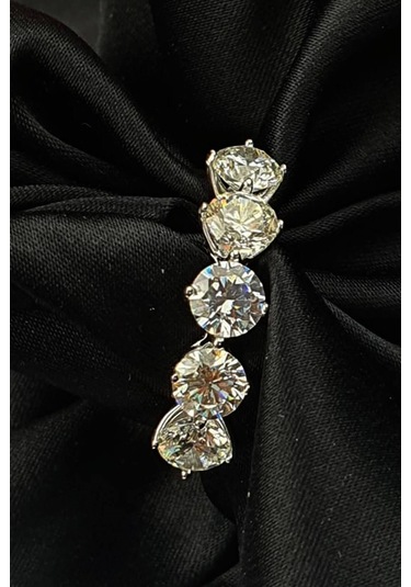 Sky Dıamond Gümüş Beş Taş Yüzük (474423607)