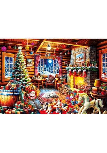 Ks Games 300 Parça Christmas Room Puzzle - Serhat Filiz - 19251