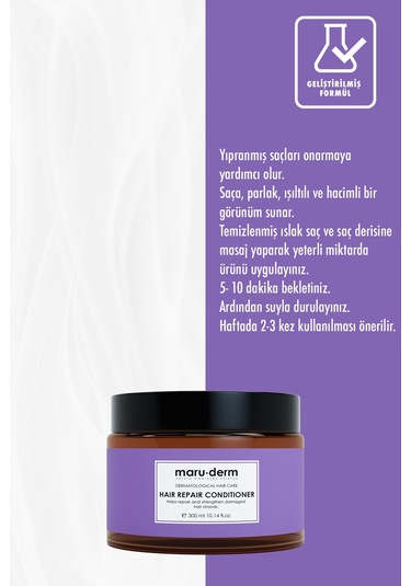 Maruderm Saç Onarıcı Saç Kremi 300 ML