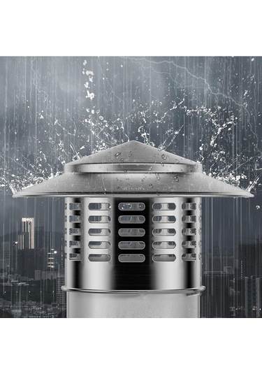 Suntek Yuvarlak Baca Kapağı Ev Yağmur Geçirmez Egzoz