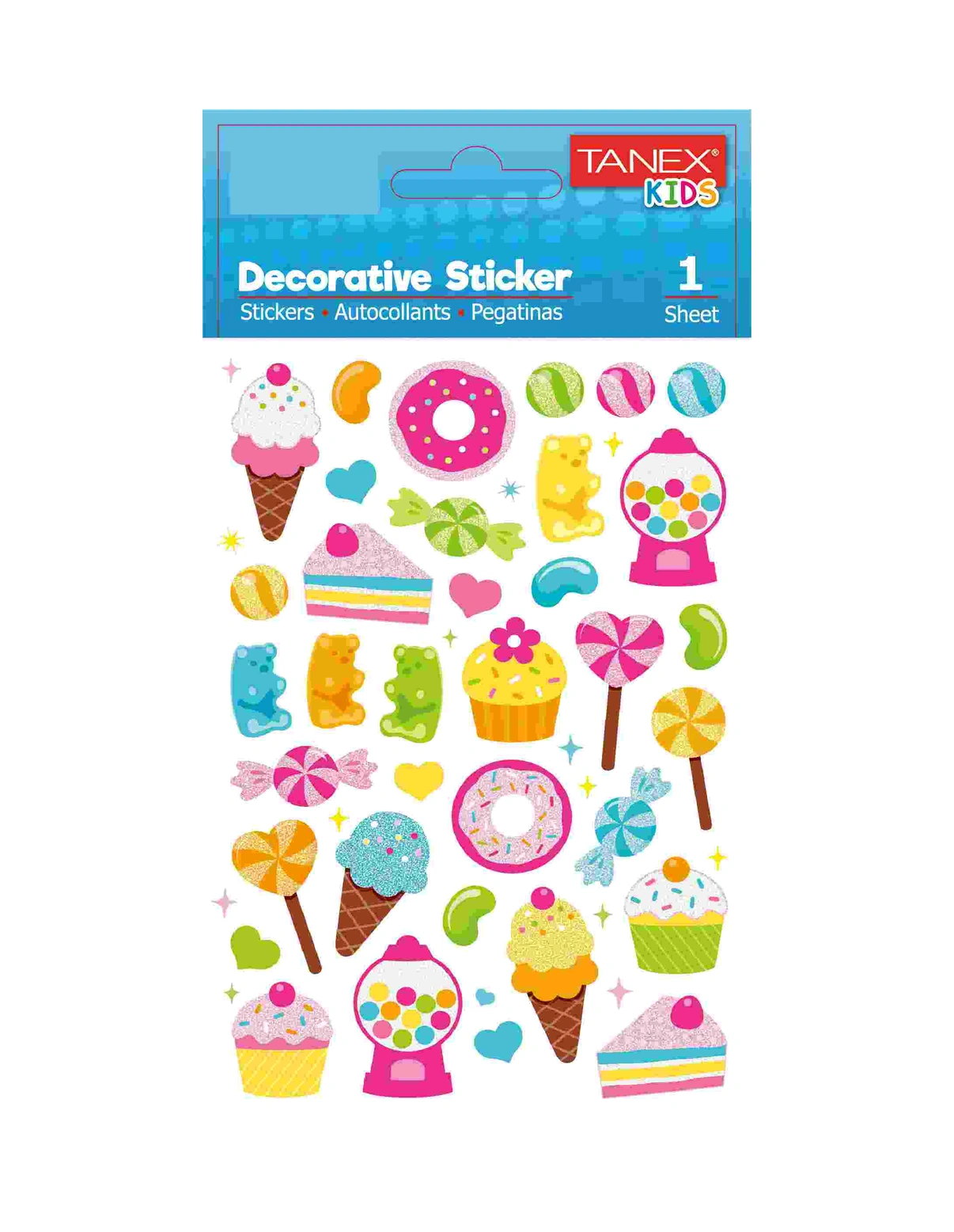 Tanex Renkli Tatlı Serisi Etiketi Tnx-25162