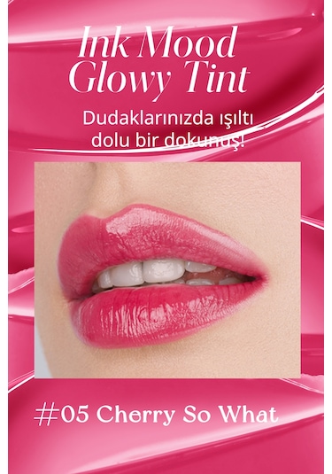 Perıpera Ink Mood Glowy Tint 05 Cherry So What 05