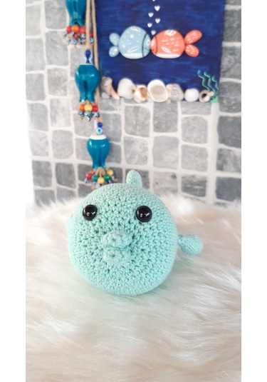 Amigurumi Oyuncak - Oyuncak Balık Açık Yeşil