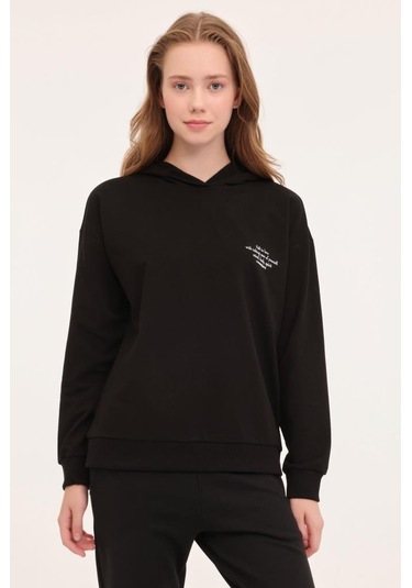 Lumberjack Wb Anna 17ct1179 4pr 101783869 Kadın Sweatshirt Siyah Xs-xl Siyah