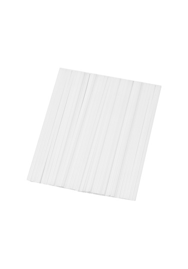 Hallow 50 Adet Pp Plastik Kaynak Çubukları Araba Tamponu İçin Beyaz