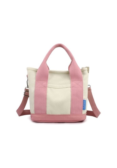 Kanvas Çanta Tek Omuz El Taşıma Askılı Çanta Amıbak Kırmızı