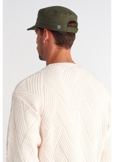 Erkek Yün Heritage Castro Şapka - Haki