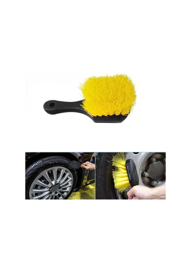 Sarı Jant Temizleme Fırçası