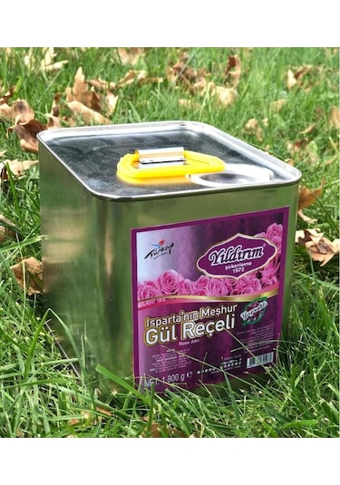 Yıldırım Şekerleme Gül Reçeli Teneke Kutu 1800 G