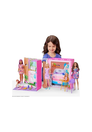 Barbie'nin Portatif Evi 2024 Hrj77 Barbie