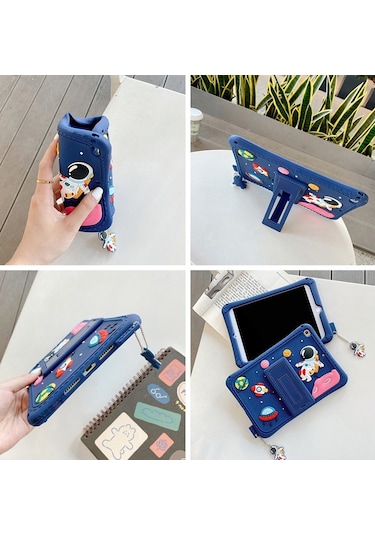 İpad 7.8.9.nesil 10.2 İnç Uyumlu Galaxy Shell Astront Temalı Çocu