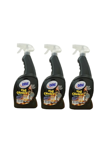 Titiz Yağ Çözücü Sprey 3 x 750 ML