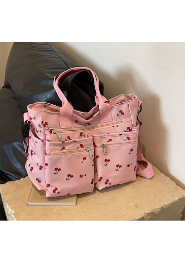 Kadınbüyük Kapasiteli Omuz Çantası Moda Uygun Moda Pembe Pink