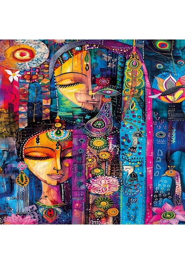 20851 Puzzle 1000 İndian Woman