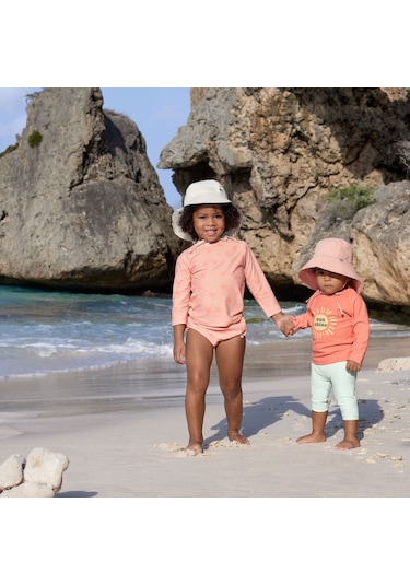 Lassig Sunshine Uv Korumalı Uzun Kollu Mayo Tişört Coral Pembe