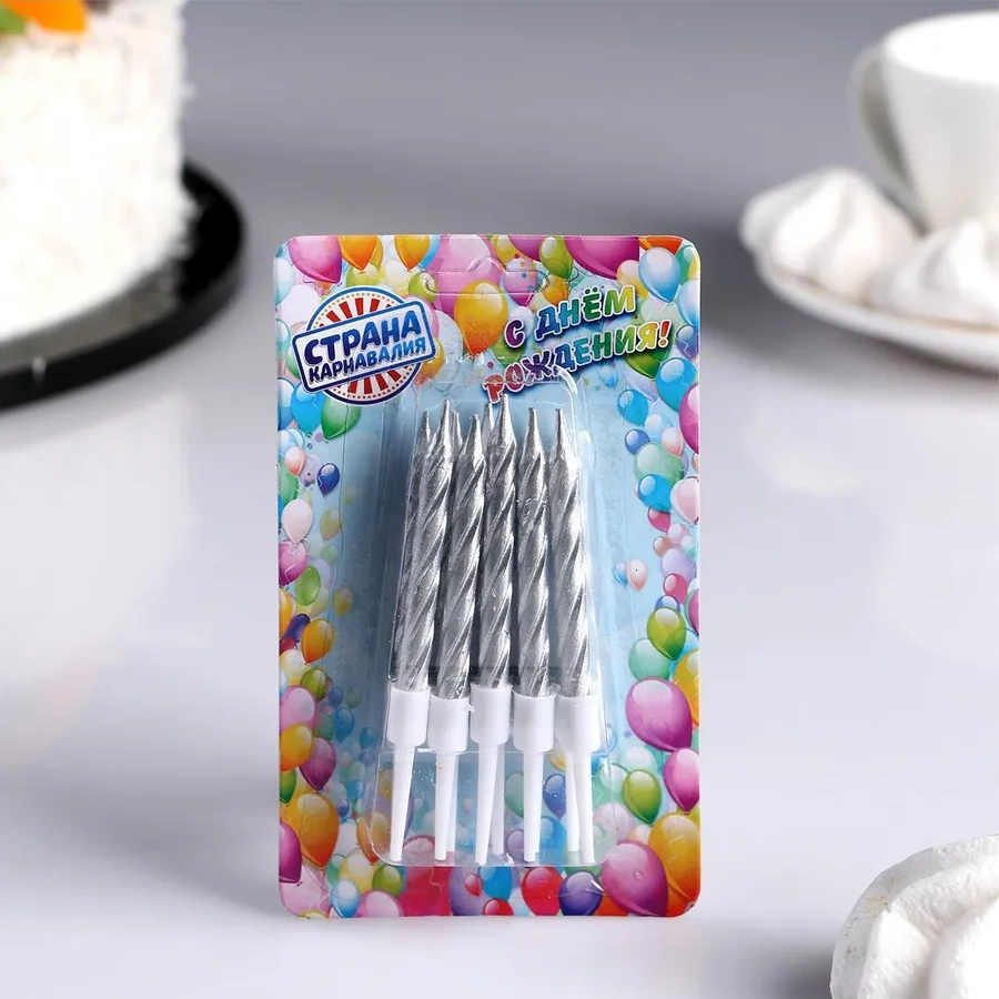 Strana Karnavalia Pasta Mumları "spiral" 10 Adet 5 Cm 417208615 Diğer