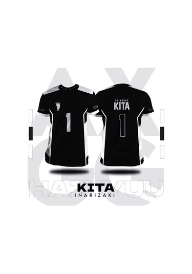 Snapbuyhaikyuu Inarizaki Anime Cosplay Erkekler Yazlık Kısa Kollu T-shirt 2024 Moda Büyük Boygökyüzü Mavi Gökyüzü Mavi