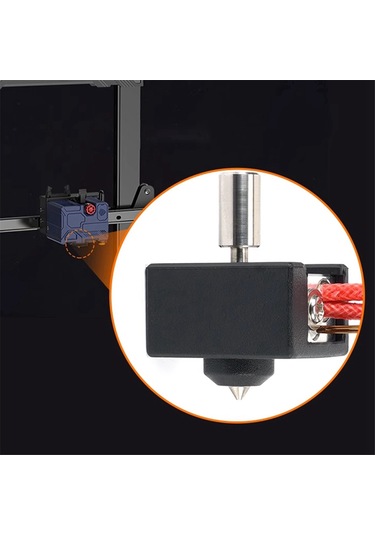 Gatherco Ender-3 S1 Hotend Bimetal Heatbreak 3d Yazıcı Parçaları İçin Ender 3 S1 Cr-10 Smart Pro İçin S1 Bimetal Boğaz