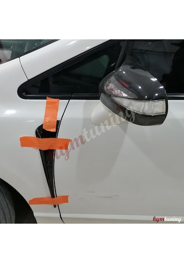 Honda Civic Fd6 Yarasa Ayna Kapağı - Parlak Siyah - Abs Plastik