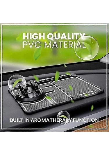 Araba Gösterge Paneli Kaymaz Paspas, Cep Telefonu, Güneş Gözlüğü, Anahtarlar, Kırmızı Paralar İçin Telefon Tutuculu Kaymaz Yapışkan Panel