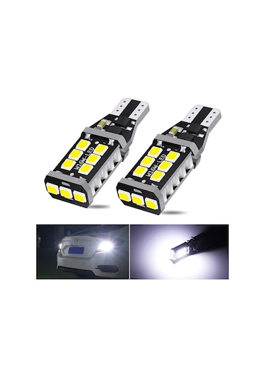 T15 Led Ampul 15 Ledli Canbuslı Ultra Parlak Beyaz