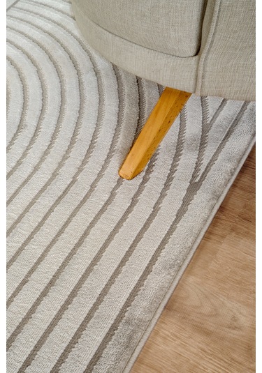 Yumuşak Dokulu Modern Bej Halı Premium Kalitede, Dekoratif Dokuma Tasarım Gri