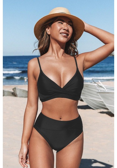 Angelsin Yüksek Bel Bikini Altı Fuşya