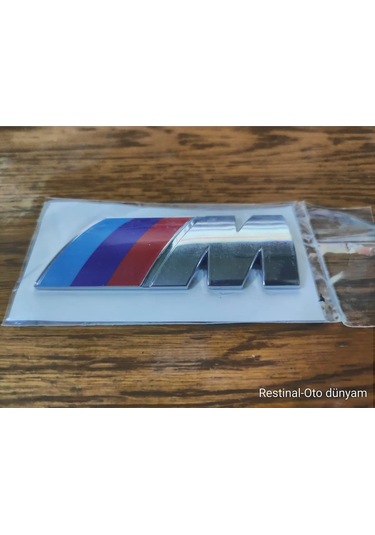 Bmw M Krom Kaplama Bagaj Arması Yazısı Logosu 3m 3d Abs Bmw E46 M Rozeti 8cm X 3cm M Logo
