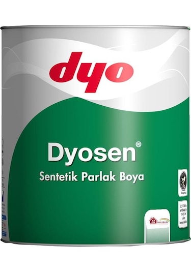 Dyosen Sentetik Parlak Boya 0,75 Lt Bayrak Kırmızı (107715771)