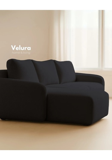 Enzo Modern Uzanmalı Köşe Takımı - Gece Mavisi Mavi