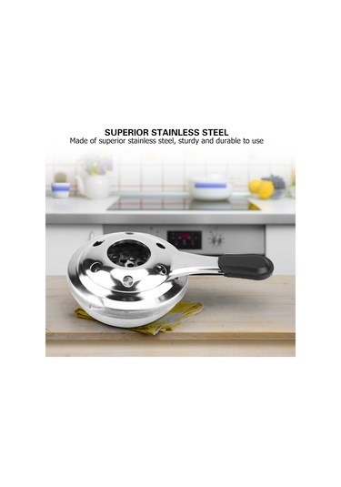 Yunboo Taşınabilir Paslanmaz Çelik Alkol Ocağı - Hafif, Taşınabilir, Isınma Engelleyici Kollü, Çözülebilir, Güvenli Kapağıyla, Doğal Ve Kamp İçin Dayanıklı Çok Renkli