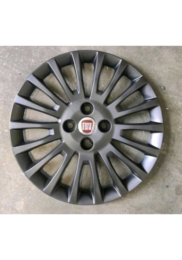 Fiat Linea 15 Inc Füme Rengi Kırılmaz 4 Adet Jant Kapağı Füme /5110füme/