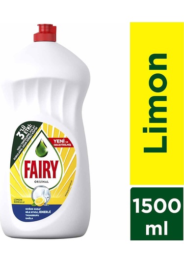 Fairy Sıvı Bulaşık Deterjanı Limon Kokulu 1500 ML