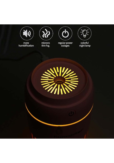 Padalink Hm03 Mavi Taşınabilir Hava Nemlendirici - 300ml Büyük Kapasite, Ultra Sessiz, Renkli Gece Lambası, Otomatik Kapanma Koruma Fonksiyonu