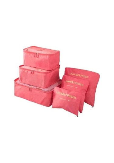 Hfambition Turuncu Seyahat Organizer Seti 6 Parça Büyük Boy Valiz Çanta, Oxford Kumaş Elbise Stok, Ev Ve Seyahat İçin Pratik Depolama Diğer